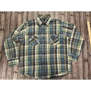 RRL Double RL Ralph Lauren Heavy Plaid Flannel Shirt Size S